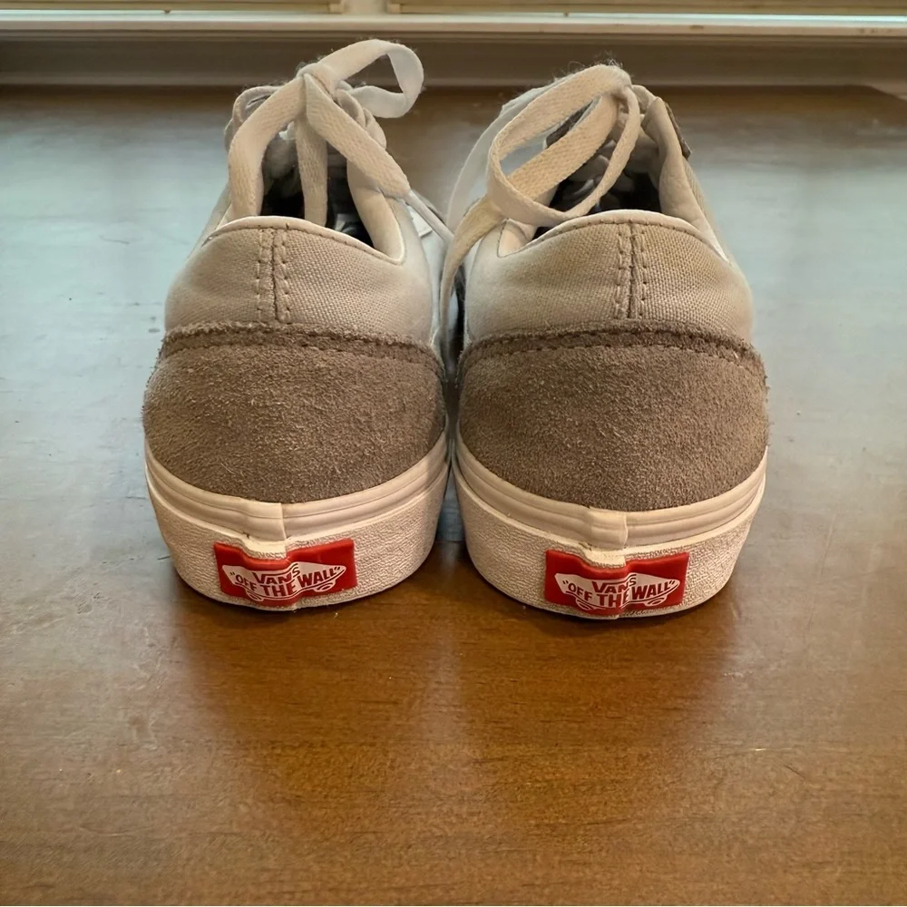 Vans Old Skool Drizzle Gray Light Blue Gray Flat Low Top Sneakers Womens 7.5 M6